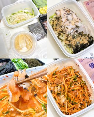 마라도푸드 포항 구룡포 햇 과메기 야채세트 마라도회식당 꽁치 — 5점을 준 리뷰어가 2023년 11월 올린 사용 사진