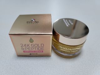 아이앤립 / EYENLIP 아이앤립 24K 골드 N 펩타이드 앰플 크림 — 3점을 준 리뷰어가 2021년 6월 올린 사용 사진