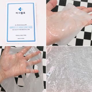 닥터마시멜로 닥터마스멜로 마블러스 아쿠아 클리닉 마스크 — 4점을 준 리뷰어가 2021년 3월 올린 사용 사진
