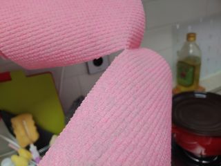 위케어 일회용 향균 수세미 50매 2롤 세트 총 100매 Pink — 5점을 준 리뷰어가 2021년 2월 올린 사용 사진