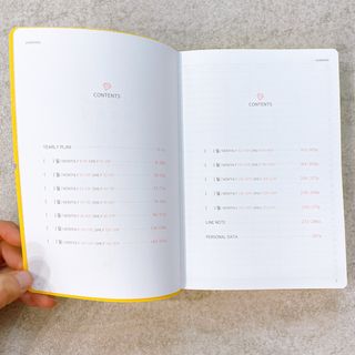리훈 2022년 이야기 다이어리 그란데 1년형 — 5점을 준 리뷰어가 2021년 11월 올린 사용 사진