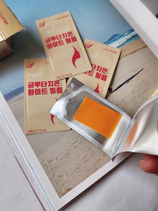 피엔티 [PNT 글루타치온 화이트 필름] 화이트 이너뷰티를 위한 관리템(1개월분) — 5점을 준 리뷰어가 2023년 5월 올린 사용 사진