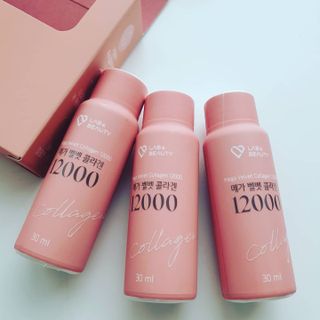 랩앤뷰티 메가 벨벳 콜라겐 12000 — 5점을 준 리뷰어가 2021년 5월 올린 사용 사진