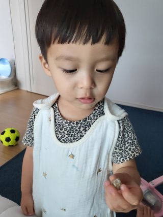 작심연구소 구취제거+충치예방+치아화이트닝 마법의 캔디 덴티팝3종(맛 랜덤 발송) — 5점을 준 리뷰어가 2022년 6월 올린 사용 사진