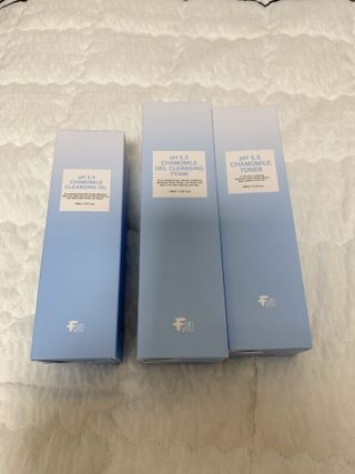 페브유 / FABYOU 페브유 pH5.5 캐모마일 젤 클렌징 폼 + 클렌징 오일 + 토너 3종 세트 — 3.5점을 준 리뷰어가 2021년 8월 올린 사용 사진