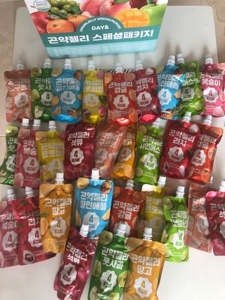 참앤들황토농원 10가지 맛, 입맛대로 스페셜하게~ 가볍게 한 포 땡! 곤약젤리 스페셜 패키지 130ml x 30포 — 5점을 준 리뷰어가 2022년 12월 올린 사용 사진