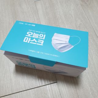 [심폐소생소] 오늘의마스크 KF-AD 비말차단 황사 여름용 마스크 — 5점을 준 리뷰어가 2021년 8월 올린 사용 사진