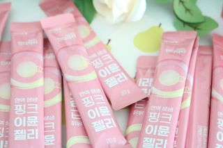 [인디닥터] 면역 생생 핑크 이뮨 젤리 — 5점을 준 리뷰어가 2022년 5월 올린 사용 사진