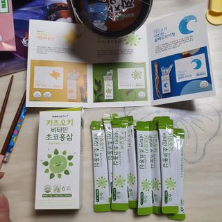 [이뮤니티플러스]우리아이 면역오키, 건강오키 _ 키즈오키 비타민초코홍삼 10포 1box — 5점을 준 리뷰어가 2022년 3월 올린 사용 사진