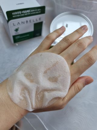 랑벨 랑바이오 블랙 시카 퀵 패드 100매 (3초 쿨링/3분 흡수, 블랙비 프로폴리스/시카 4종 함유, 대용량) — 5점을 준 리뷰어가 2022년 7월 올린 사용 사진