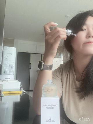 브에노 파리퀸 윌 페이스 오일 — 4점을 준 리뷰어가 2021년 6월 올린 사용 사진