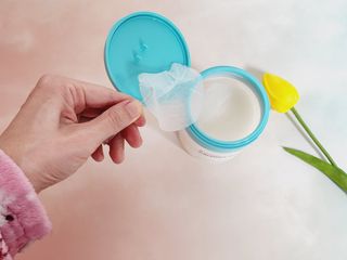 리더스코스메틱 리더스 카밍 바이오틱스 퀵 수딩 패드 — 4점을 준 리뷰어가 2022년 3월 올린 사용 사진
