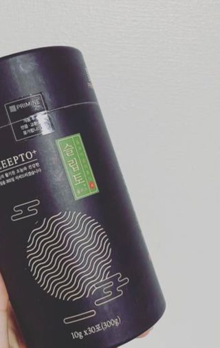 프리마인 자체 기업부설 연구소에서 찾아낸 건강한 수면의 비밀.  슬립토 플러스 30포 — 4점을 준 리뷰어가 2021년 10월 올린 사용 사진