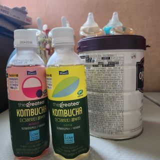 더그레잇티 콤부차 [매일유업] 더그레잇티 44kcal 콤부차 300ml *12개입 (오리지널 6개+베리리치 6개) — 5점을 준 리뷰어가 2023년 8월 올린 사용 사진