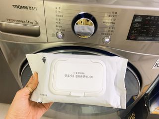 [생활공작소] 건조기용 섬유유연제 시트 80매 x 2입 — 5점을 준 리뷰어가 2021년 3월 올린 사용 사진