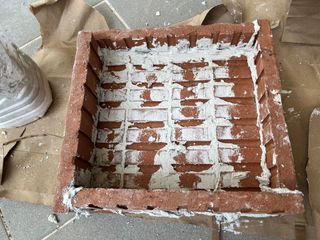 [신흥산업] 붙이는 벽돌 황토 파벽돌 230mm 45장,  욕실 인테리어 실내장식 셀프인테리어 — 5점을 준 리뷰어가 2023년 6월 올린 사용 사진