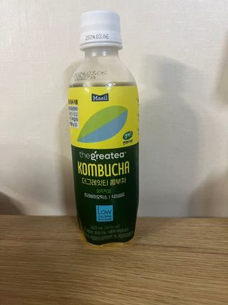 더그레잇티 콤부차 [매일유업] 더그레잇티 44kcal 콤부차 300ml *12개입 (오리지널 6개+베리리치 6개) — 5점을 준 리뷰어가 2023년 8월 올린 사용 사진