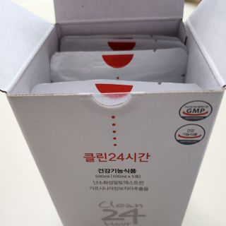 클린24시간 1BOX(5포) + 전용보틀(500ml) — 5점을 준 리뷰어가 2022년 9월 올린 사용 사진