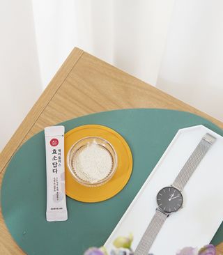 FREE [경남제약헬스케어] 런칭기념 케어플러스 참효소답다 3g x 30포/곡물효소&콤부차 — 5점을 준 리뷰어가 2023년 10월 올린 사용 사진