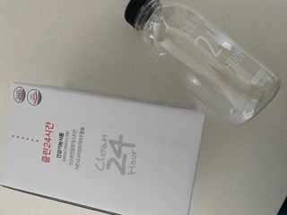 클린24시간 1BOX(5포) + 전용보틀(500ml) — 5점을 준 리뷰어가 2022년 9월 올린 사용 사진