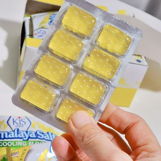 마요라 히말라야 솔트 캔디 2종-페퍼민트 맛, 라임민트 맛 — 5점을 준 리뷰어가 2022년 12월 올린 사용 사진