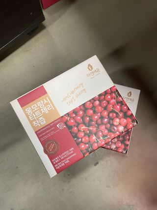 자연에온 몽모랑시 타트체리 착즙 100mL 10개입 2BOX — 5점을 준 리뷰어가 2021년 1월 올린 사용 사진