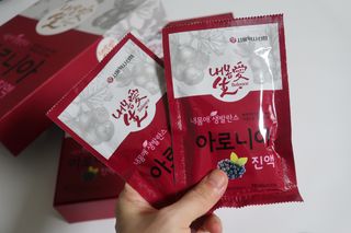 서울약사신협_내몸애생발란스아로니아_70ml x 30포 — 5점을 준 리뷰어가 2021년 7월 올린 사용 사진