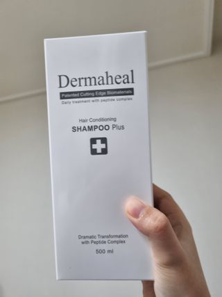더마힐 헤어 컨디셔닝 샴푸 500ml 3종 중 택1 — 5점을 준 리뷰어가 2021년 3월 올린 사용 사진