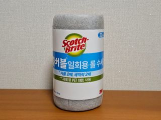 [3M] 스카치브라이트 버블버블 일회용 롤 수세미 — 5점을 준 리뷰어가 2024년 11월 올린 사용 사진