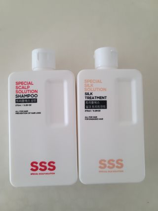 트리플에스 탈모 샴푸 275ml + 실크 트리트먼트 275ml — 5점을 준 리뷰어가 2021년 2월 올린 사용 사진