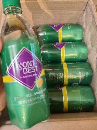 몽베스트 Montbest with Sparkling water Lemon OR Lime 20병(랜덤) — 5점을 준 리뷰어가 2021년 10월 올린 사용 사진