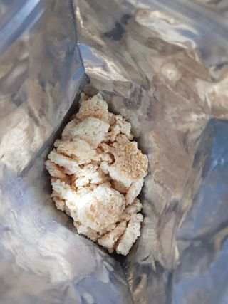 미즈꼬레아 치즈맛 누룽지크리스피 — 5점을 준 리뷰어가 2022년 2월 올린 사용 사진