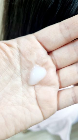 [갸스비] 곱슬 머리부터 파마까지 남자의 컬을 위한 갸스비 컬크림 — 4점을 준 리뷰어가 2021년 10월 올린 사용 사진