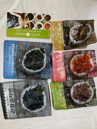 하나마이 [마마쿡] 전 청와대 천상현 셰프의 밑반찬  5종세트(소고기 장조림+연근조림+진미채+간장김자반+새우김자반) — 4.5점을 준 리뷰어가 2023년 4월 올린 사용 사진