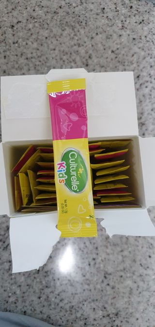 컬처렐 키즈패킷 30스틱 1개 — 3점을 준 리뷰어가 2021년 1월 올린 사용 사진