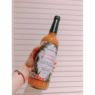 H365 [Kaskein Luomutyrniglögi] 핀란드 전통 무알콜 멀드와인 시벅톤 글로기 — 5점을 준 리뷰어가 2021년 4월 올린 사용 사진