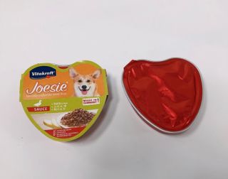 비타크래프트 조에시 하트캔 85g 강아지 습식캔 10캔 — 5점을 준 리뷰어가 2021년 10월 올린 사용 사진