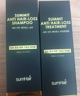썸헤어 / SUMHAIR 썸헤어  써밋 안티 헤어로스 샴푸+트리트먼트 — 5점을 준 리뷰어가 2021년 5월 올린 사용 사진