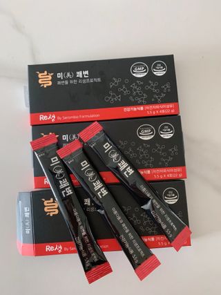 새롬바이오 리생 [미쾌변] 차전자피 식이섬유 건강기능식품 3팩 — 4점을 준 리뷰어가 2021년 7월 올린 사용 사진