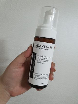 NESAY 네세이 크림 폼클렌져 포맨 150mL 남자폼클렌져 — 5점을 준 리뷰어가 2021년 5월 올린 사용 사진
