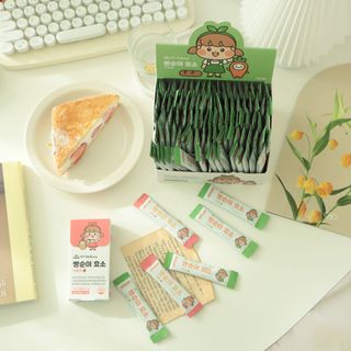 아이비웰니스 빵순이 식탁 위의 필수템! 빵순이 효소 키위맛 100포 + 석류맛 14포 (총 114포) — 5점을 준 리뷰어가 2023년 1월 올린 사용 사진