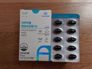 메디포스트 모비타 아쿠아셀 엔초비오메가3 60캡슐 — 5점을 준 리뷰어가 2023년 2월 올린 사용 사진