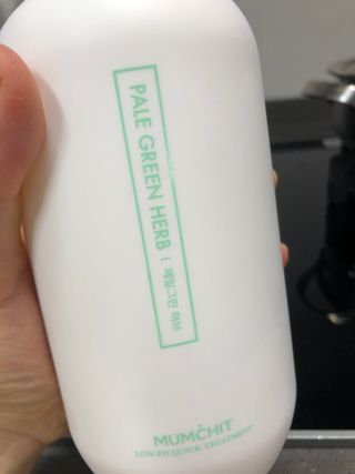 멈칫(MUMCHIT) 멈칫 단백질 퀵트리트먼트 — 5점을 준 리뷰어가 2021년 12월 올린 사용 사진