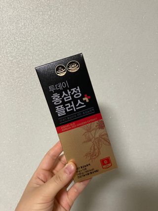 서울약사신협_투데이홍삼정플러스스틱_10g x 30포 — 5점을 준 리뷰어가 2021년 6월 올린 사용 사진