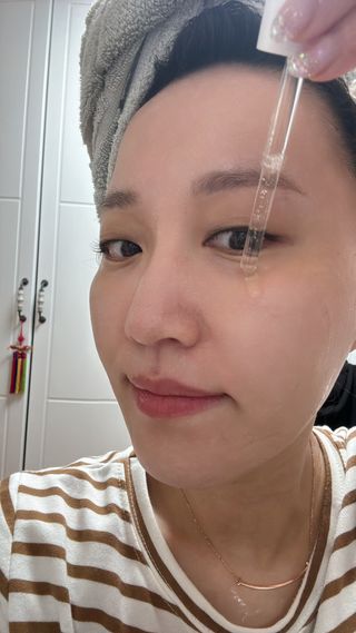 [스킨1004] 마다가스카르 센텔라 앰플 100ml — 3.5점을 준 리뷰어가 2024년 5월 올린 사용 사진