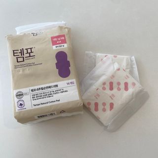 나우[템포] 템포 패드 내추럴 순면 생리대 SET(중형 슬림 + 대형 + 라이너) — 5점을 준 리뷰어가 2024년 5월 올린 사용 사진