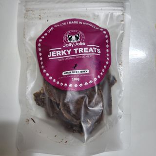 [졸리졸리] 말고기 육포 간식 (HORSE MEAT JERKY) — 5점을 준 리뷰어가 2023년 1월 올린 사용 사진