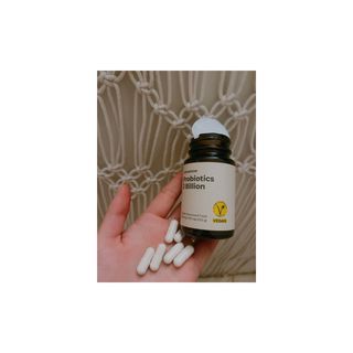 나우캠페인용 [포미나우]이탈리아 비건 인증 완료 유산균 30억 — 5점을 준 리뷰어가 2023년 10월 올린 사용 사진
