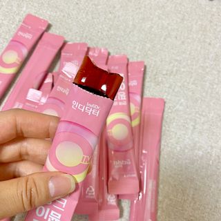 [인디닥터] 면역 생생 핑크 이뮨 젤리 — 4점을 준 리뷰어가 2022년 5월 올린 사용 사진