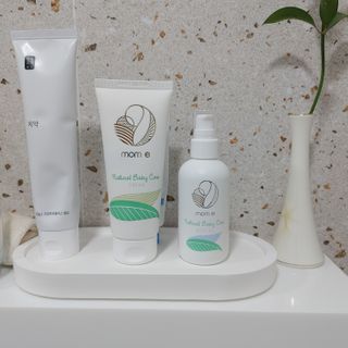 mom e 맘이 내추럴 베이비 케어 크림+바디오일 — 4.5점을 준 리뷰어가 2021년 1월 올린 사용 사진